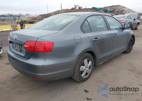 2014 Volkswagen Jetta 2.0L S z USA, uszkodzony, nr VIN 3VW2K7AJ6EM221056